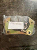 Brake Caliper Brackets, Steel, Gold Iridited, Chevy, GMC, Pair